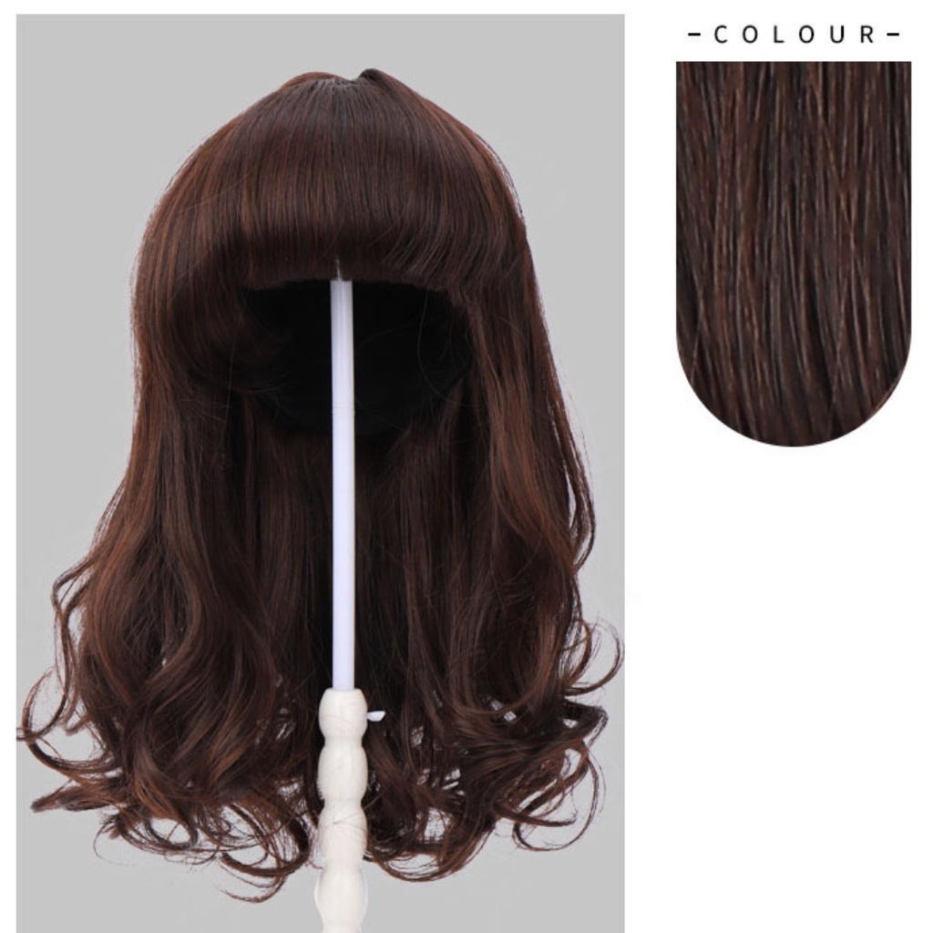 Bộ tóc giả dài nguyên đầu cho bé gái