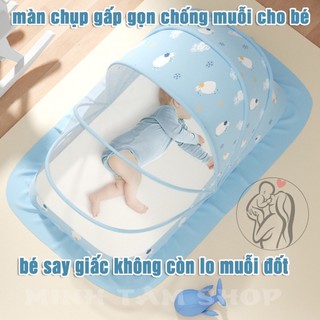 Màn chụp gấp gọn chống muỗi cho bé chất lượng cao