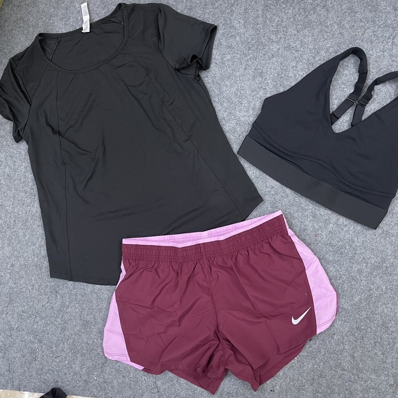 Áo Thun Thể Thao Nữ Chuyên Tập Gym Chạy Bộ Nhanh Khô Thoáng Khí