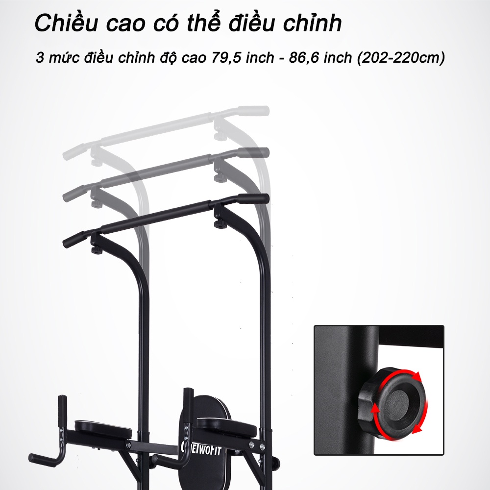 Onetwofit Bộ Dụng Cụ Tập gym Đa Năng Sử Dụng Tại Nhà Hoặc Tập gym OT061A