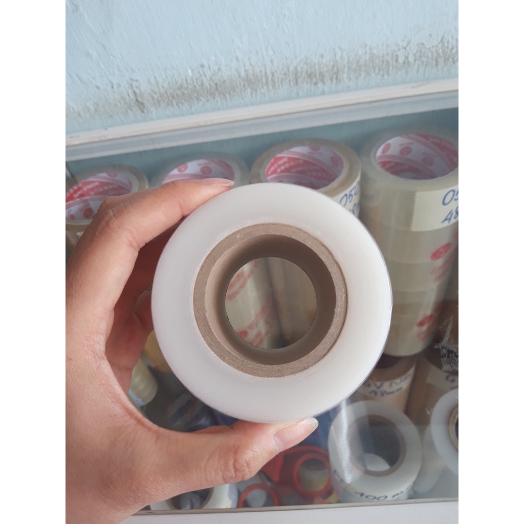 Màng PE đủ khổ 20cm,25m, 30cm,40cm quấn hàng hóa