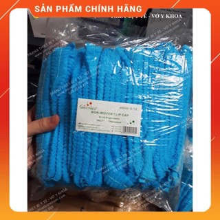Nón giấy y tế (nón con sâu) - bịch 100 cái