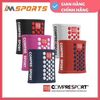 Băng cổ tay lau mồ hôi, băng cổ tay thể thao Compressport Sweatbands 3D.Dots