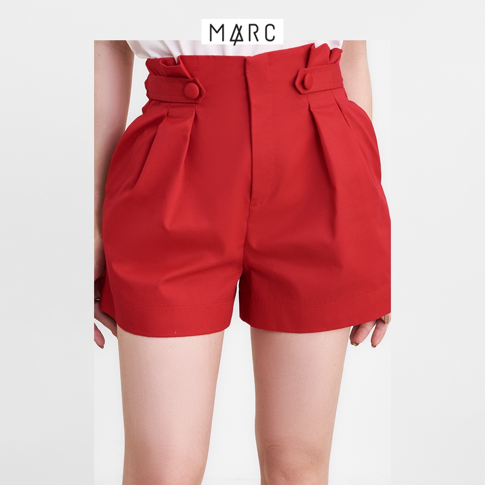 Quần short nữ MARC FASHION lưng cao 2 nút tab CBHN039922