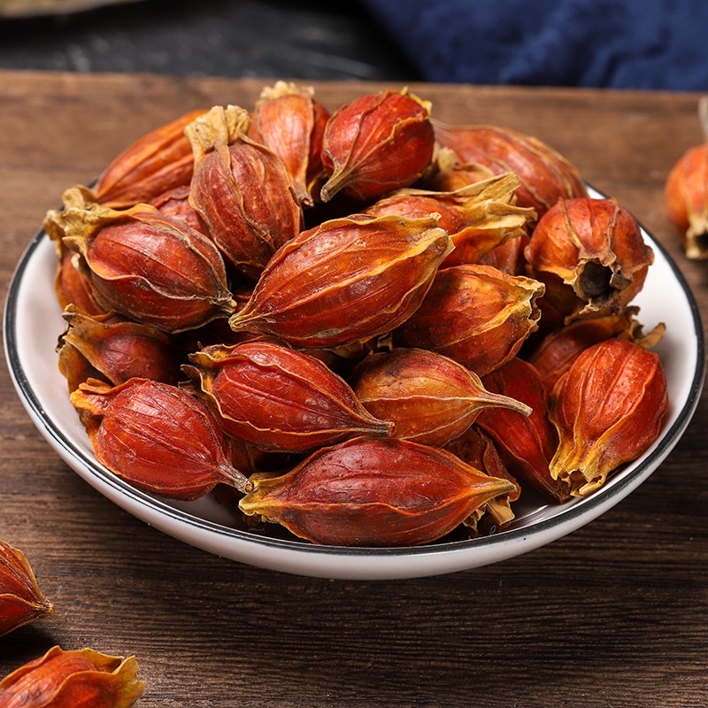 Quả dành dành sấy khô, quả to đậm màu