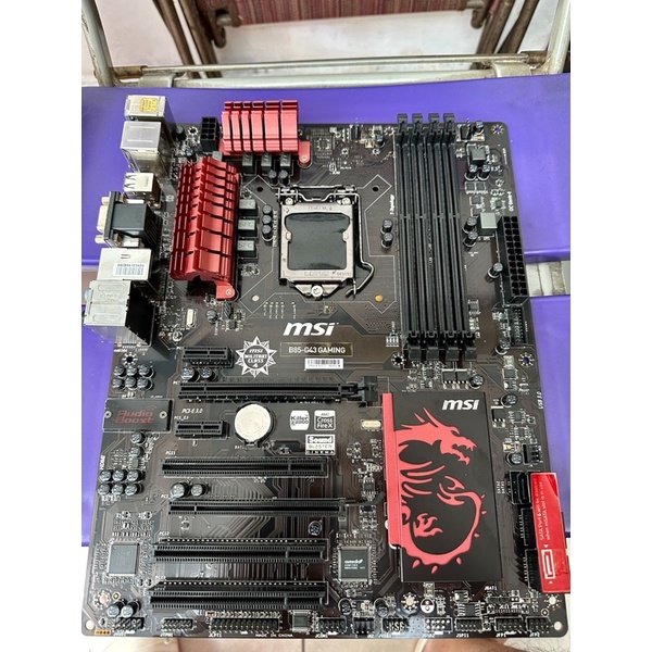 Main MSI B85 gaming logo rồng đỏ socket 1150 4khe ram + fe zin | BigBuy360 - bigbuy360.vn