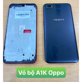 Vỏ bộ oppo A1k,kèm kính camera,khay sim theo