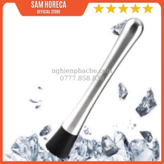 Chày bar dầm pha chế cocktail inox 20cm dầm hoa quả - nghiền pha chế