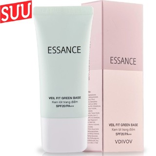 Kem lót 30ml Essance Veil Fit Green Base SPF20 PA++ suu.shop cam kết 100% chính hãng