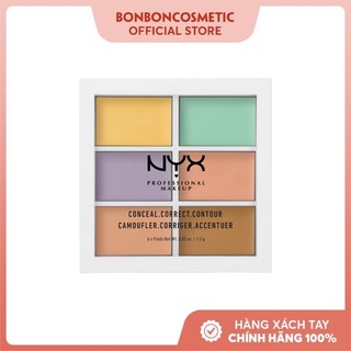 Bảng Che Khuyết Điểm NYX Color Correcting Concealer 6 ô