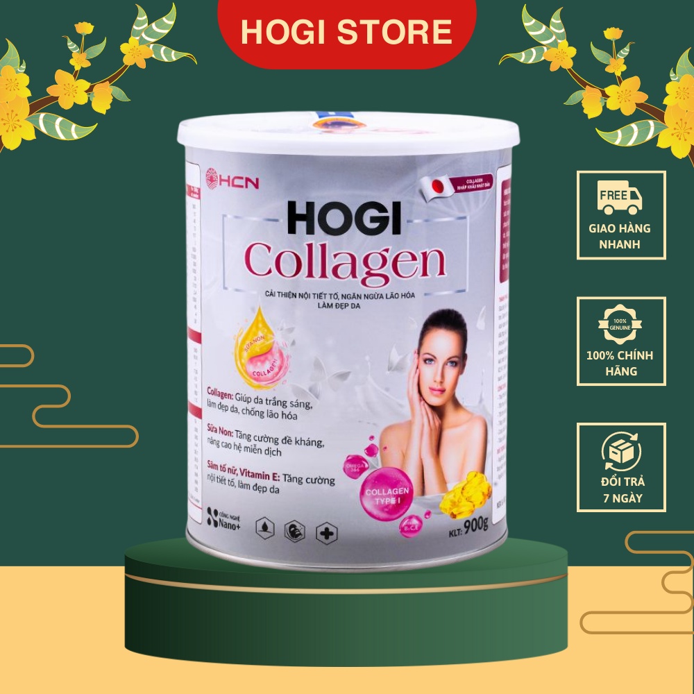 Sữa Collagen Hogi HCN Cải Thiện Nội Tiết Tố Làm Đẹp Da Hiệu Quả 900gr