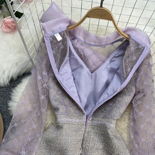 Đầm dạ tweed xinh