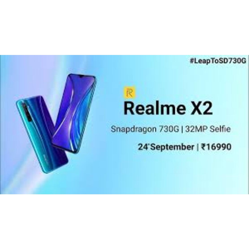 điện thoại Realme X2 ram 8G rom 256G, Màn: AMOLED6.4"Full HD+, Chip: Snapdragon 730G, cày game nặng mượt - TNN 03