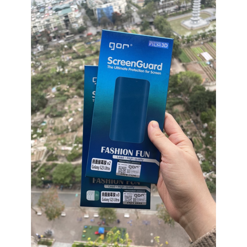 Miếng Dán dẻo Gor Samsung S23 Ultra, S23 Ultra 5G chính hãng GOR