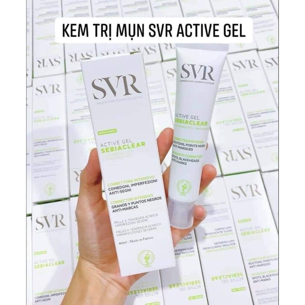 Gel làm giảm mụn cho da dễ bị mụn - SVR SEBIACLEAR CICAPEEL 15ML