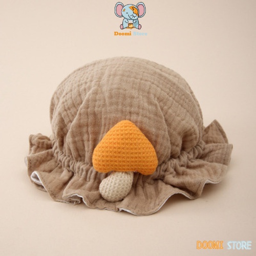 Mũ Xô Hình Nấm Viền Cực Xinh Mềm Mại Thoáng Mát Cho Bé Doomi Store - SP520