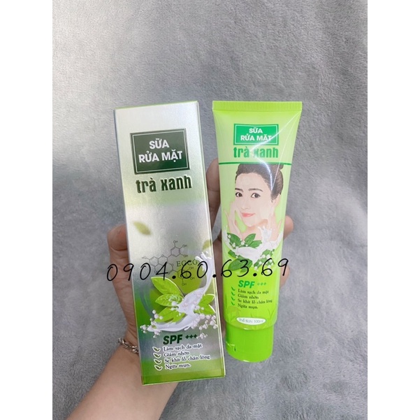 Sữa Rửa Mặt Trà Xanh MIỀN THẢO MỘC 100ml