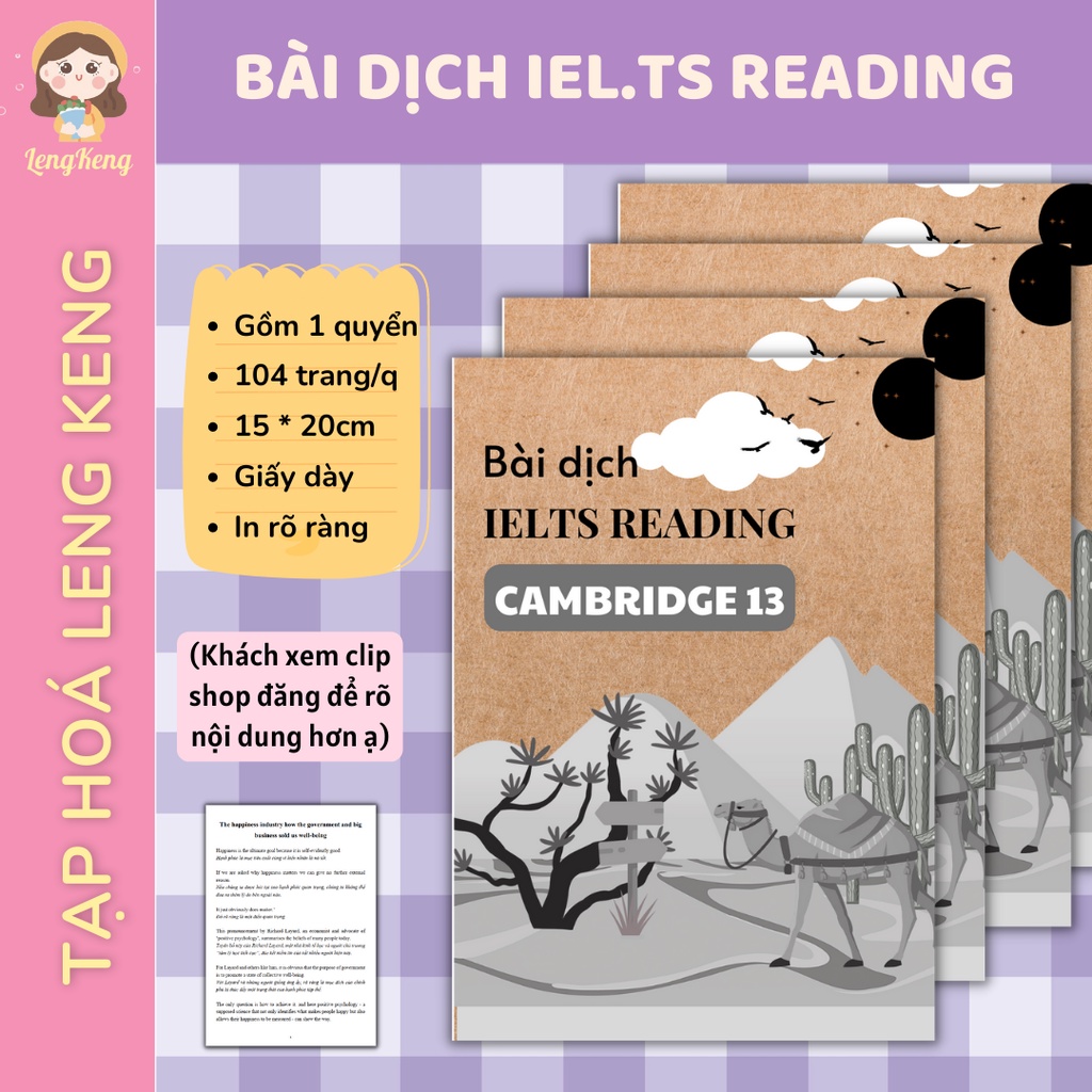 🌈 Bài dịch IEL.TS Reading Cambridge 13 - 16