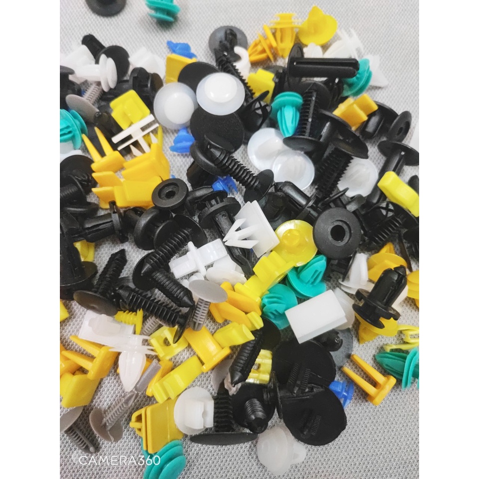 Bộ 500 nở nhựa cho xe ô tô, xe máy