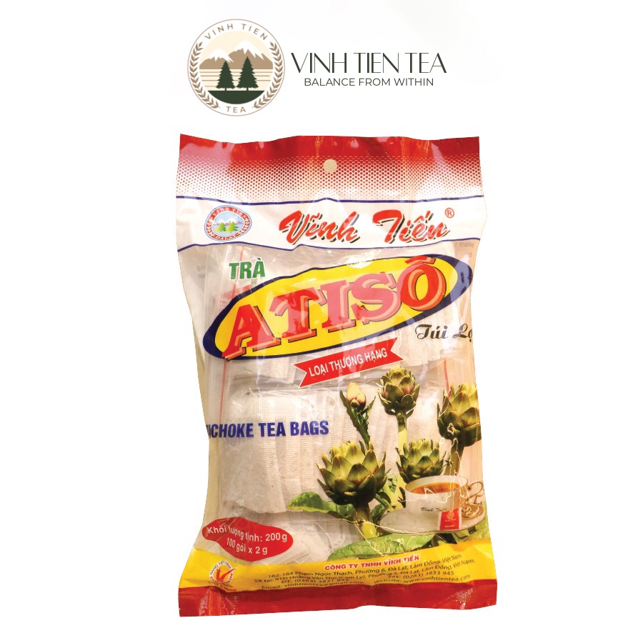 Trà Atiso Vĩnh Tiến Loại Thượng Hạng (100 túi)