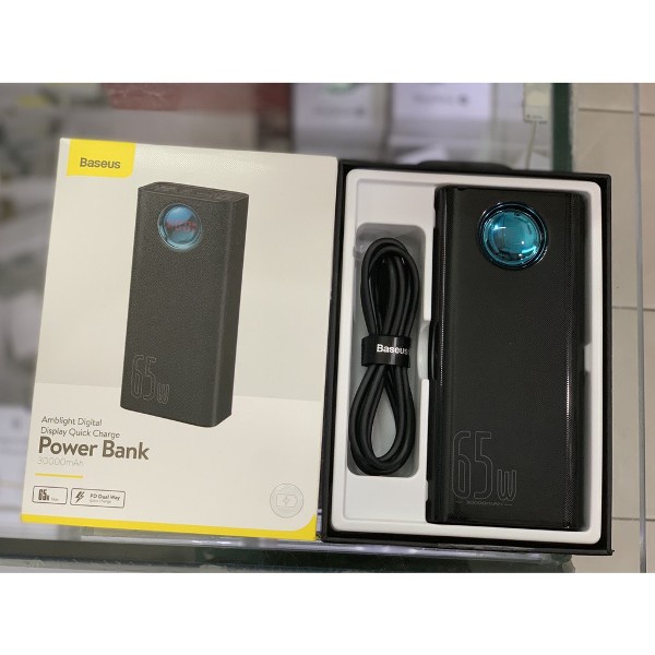 Pin sạc dự phòng hỗ trợ sạc nhanh PD 65W Baseus 30000mah/Baseus 20000mah 65W/Yoobao YB-LC6 65W 20000mah sạc laptop/IPad