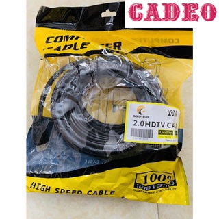 Dây HDMI Goldtech tròn dài 1.5m, hàng chuẩn 4k bảo hành 12 tháng