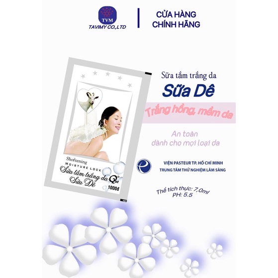 Chai lớn 1 lít sữa tắm Sữa Dê trắng da giá rẻ dùng cho khách sạn, nhà nghỉ