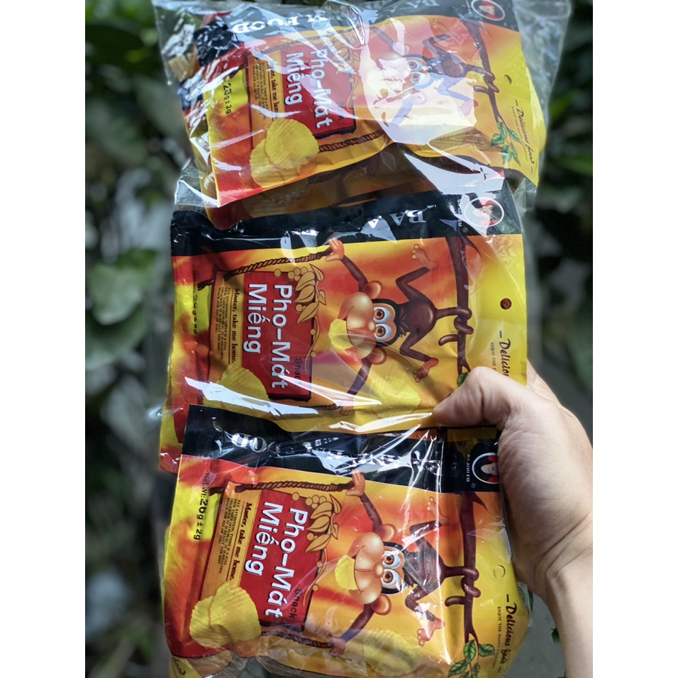 combo 50 gói Snack pho-mat miếng khỉ đột