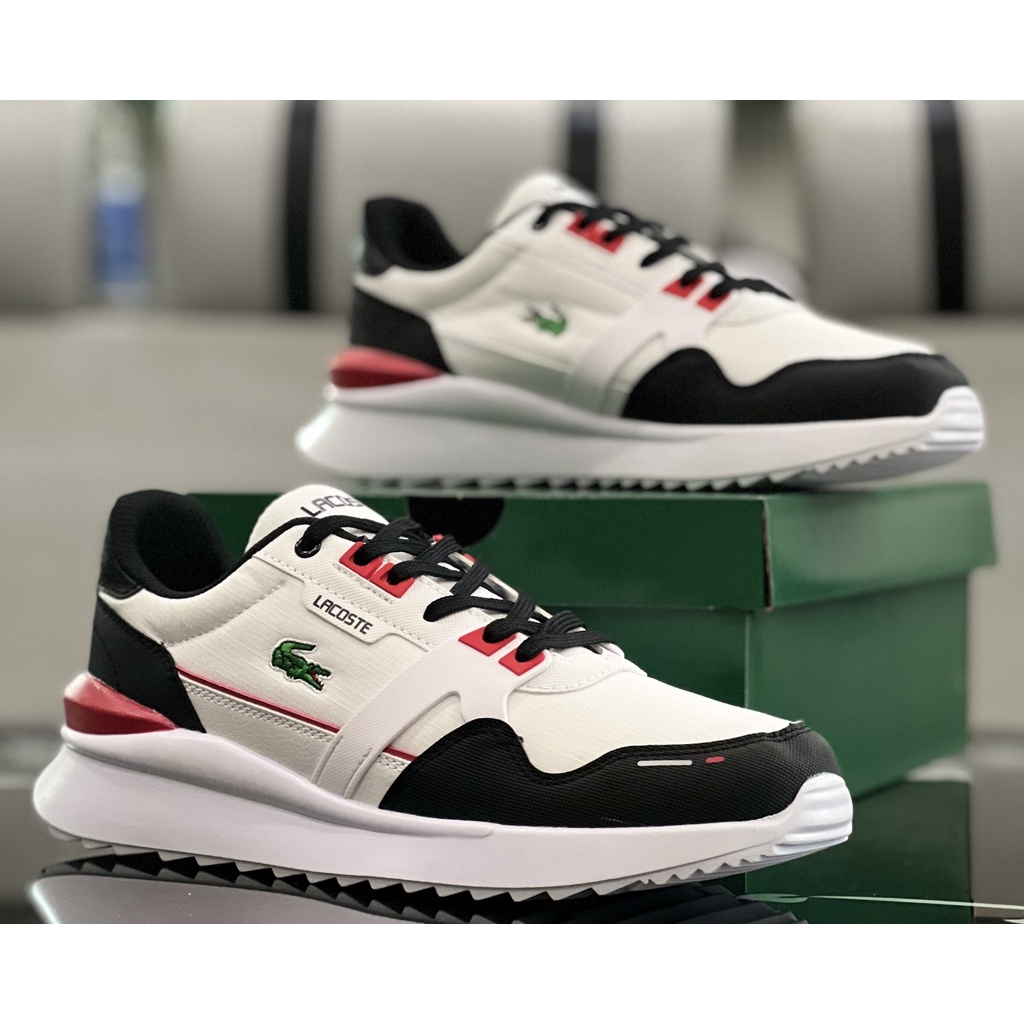 Giày Lacoste Chính Hãng Nam Dòng Thể Thao Màu Trắng Full Box