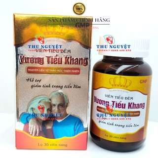 Viên tiểu đêm VƯƠNG TIỂU KHANG lọ 30 viên - Hỗ trợ giảm tình trạng tiểu đêm, tiểu nhiều lần, tiểu rắt, tiểu không tự chủ