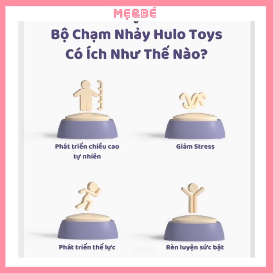 Bộ Chạm Nhảy Đập Tay Tăng Chiều Cao Cho Trẻ Có Nhạc Cảm Biến Phát Sáng