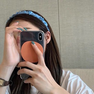 Bờm Tóc Nữ Vải Nhún Lụa Satin