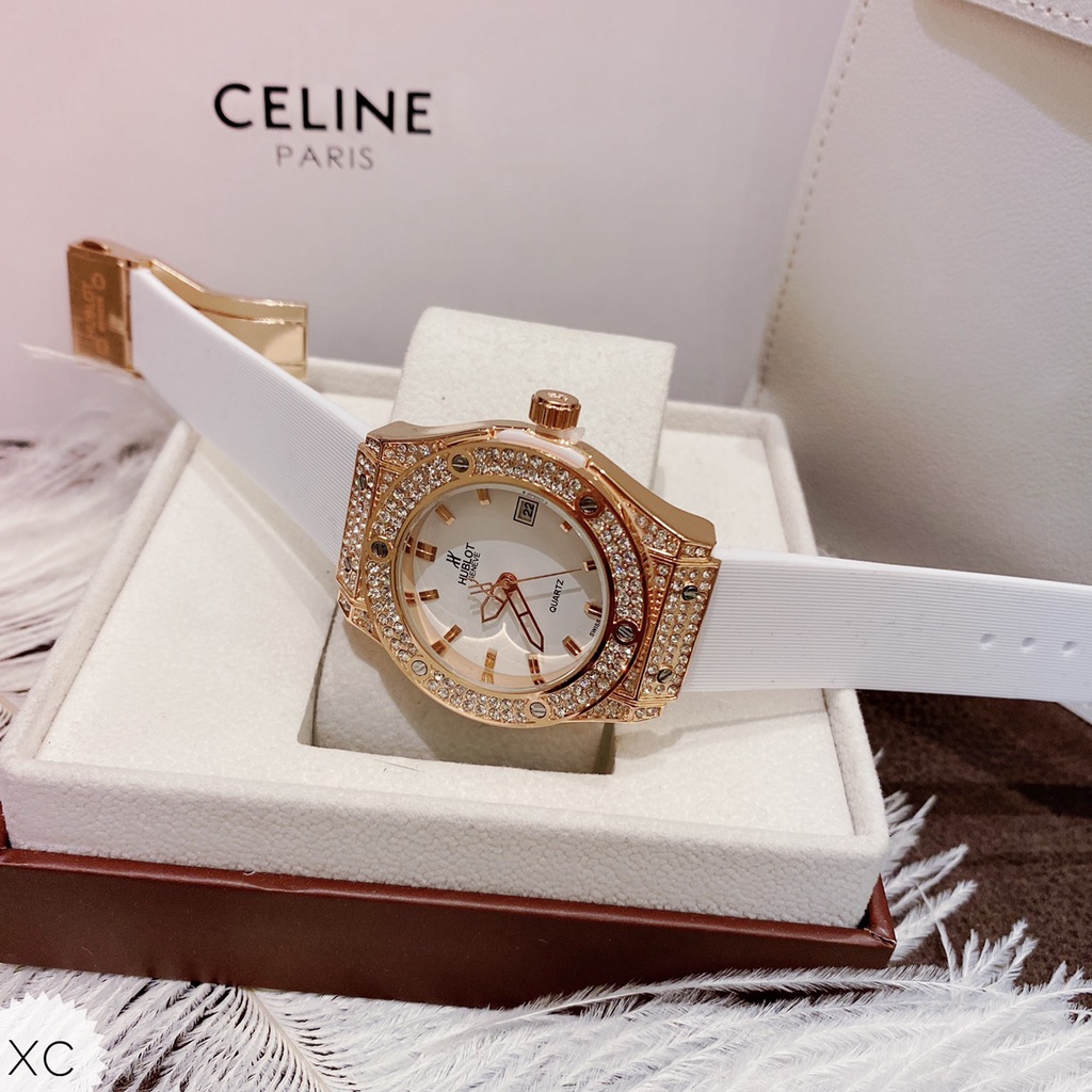 Đồng hồ nữ HB.601 36mm hàng đẹp bảo hành 12 tháng - Tặng pin dự phòng