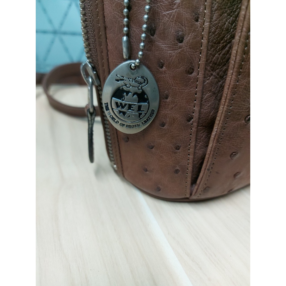 Túi đeo chéo da Đà Điểu