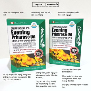 Tinh dầu hoa anh thảo + Vitamin E Naturalize 60 viên