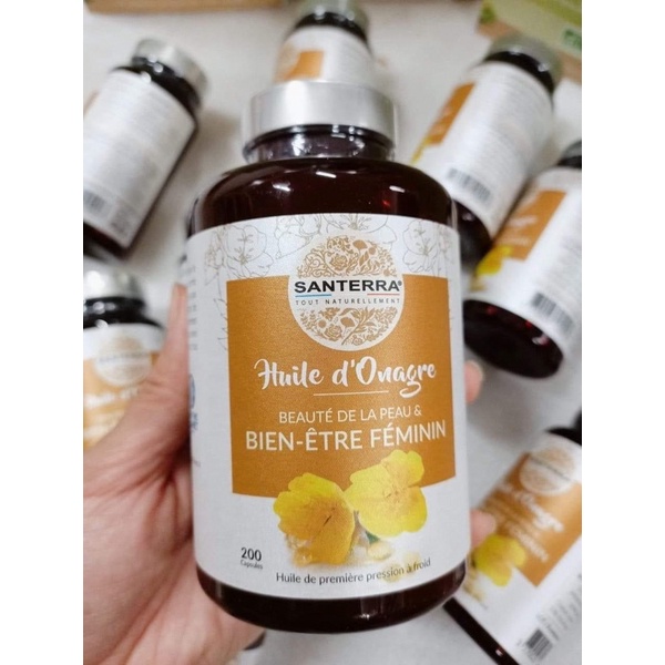 Dầu hoa Anh Thảo Santerra nhập khẩu Pháp, hộp 200 viên