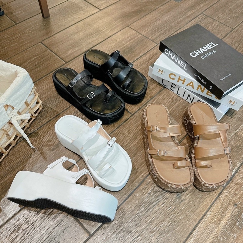 DÉP XỎ NGÓN KIỂU QUAI NỊT ĐẾ BÁNH MÌ 7 PHÂN SIÊU HOT