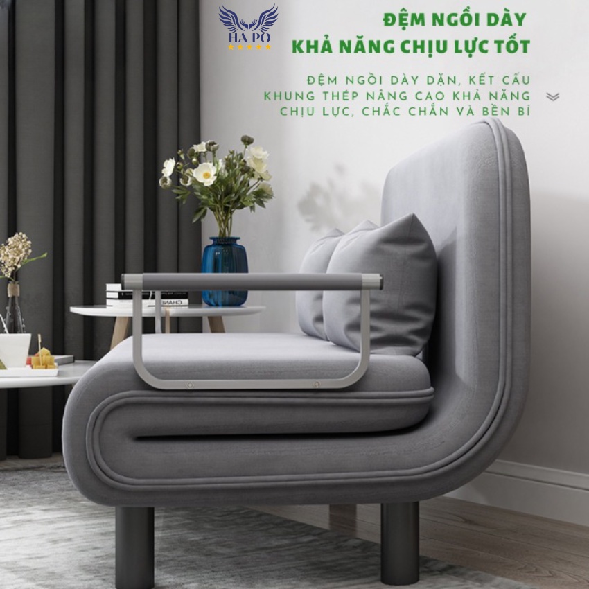 Sofa Giường HP66 Đa Năng Gấp Gọn, Sofa Bed Thông Minh 2 Trong 1 Giúp Tiết Kiệm Không Gian Chính Hãng Hapo | BigBuy360 - bigbuy360.vn