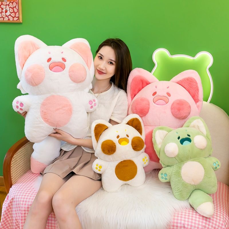 WO·WO Thú Nhồi Bông Hình Mèo Dễ Thương 50cm