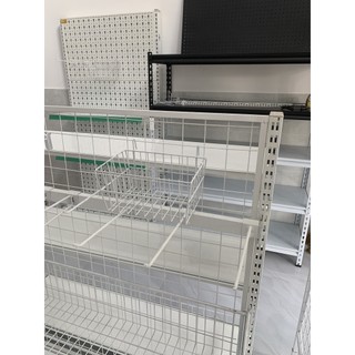 Giỏ siêu thị cài lưới dài 25cm