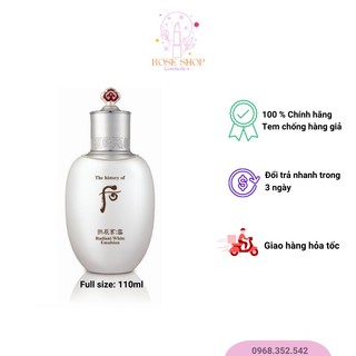 Sữa dưỡng Whoo làm trắng da Radiant White Emulsion 110ml