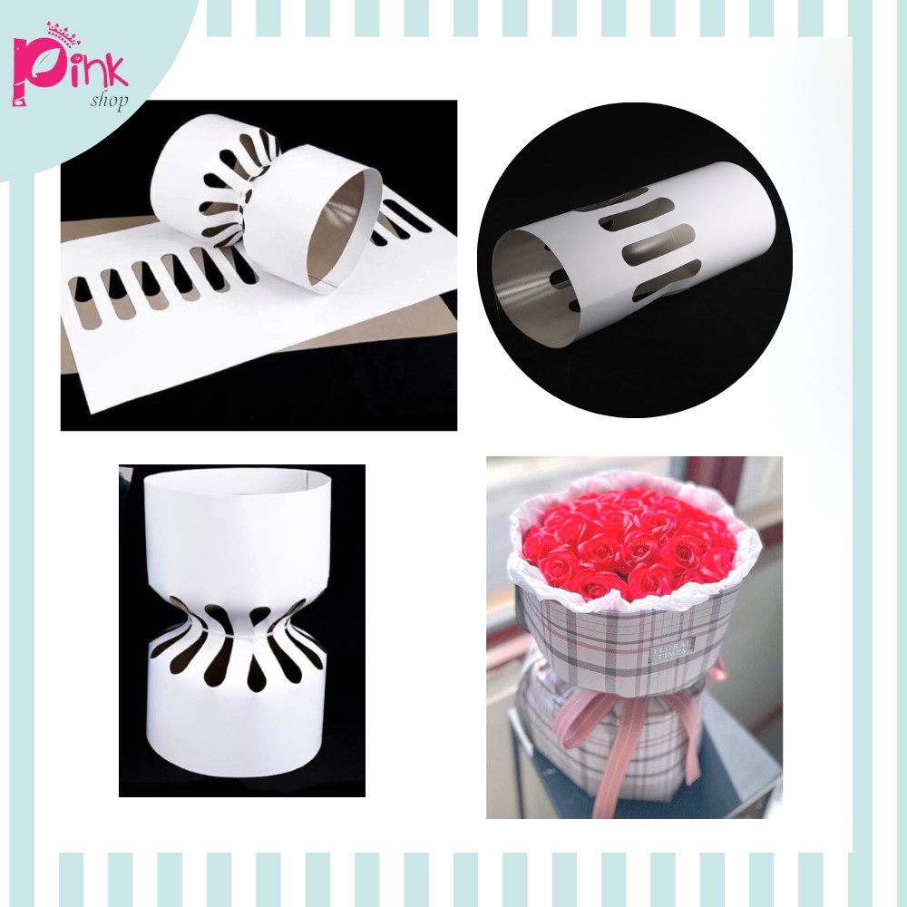 📿🎁 Cốt Giấy Bìa Bó Hoa Tươi Hoa Sáp Kích Thước 84x47cm/49x29cm - PK2022🎉💫