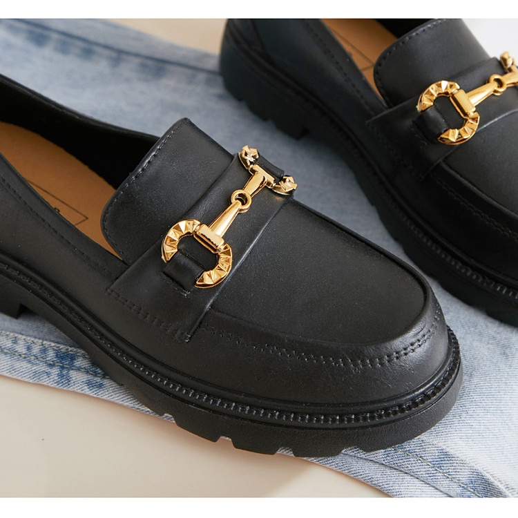 Giày Oxford Da Mềm Thoải Mái Phong Cách retro Anh Quốc Cho Nữ