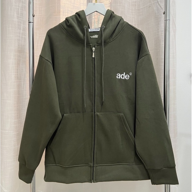 Áo Khoác Nỉ Hoodie Zip ADE Form Rộng Nam Nữ Unisex | BigBuy360 - bigbuy360.vn