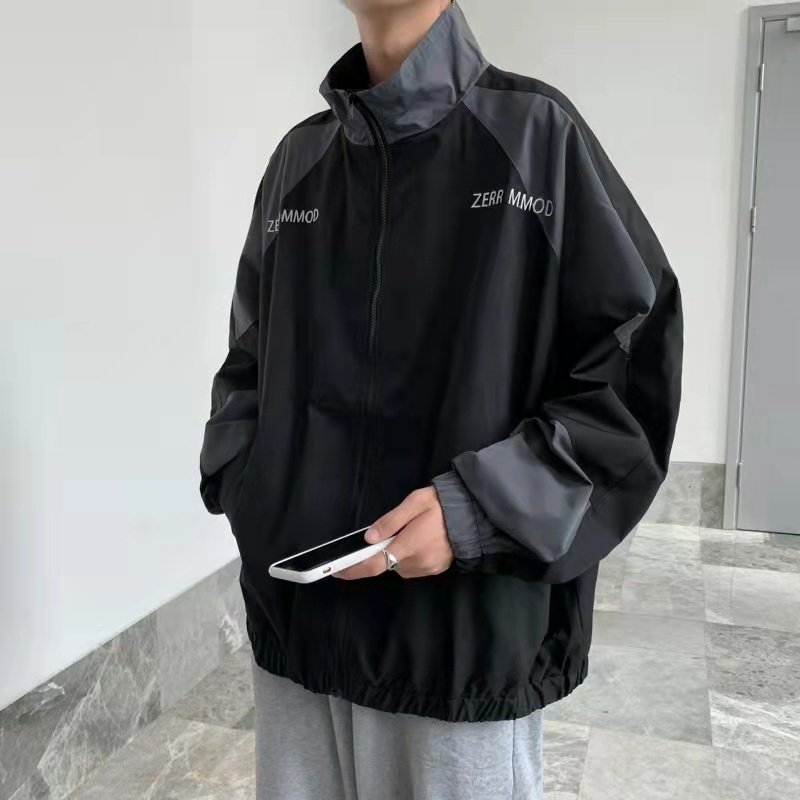 Áo Khoác Dù 2 Lớp BN FASHION Áo Khoác Nhẹ Phong Cách Hoàn Quốc Nam Nữ Mặt Được Áo Thiêu Chữ RESUAPR Có Dây Kéo Túi .