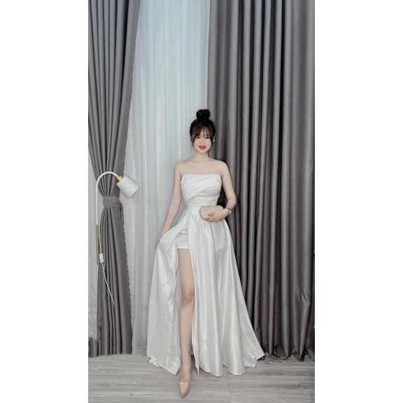 FREE SHIP SIÊU SALE ĐẦM DẠ HỘI TAPTA CÓ MÚT LÓT UẦN THIẾT KÉ XẺ TÀ SANG TRỌNG KHI DỰ TIỆC BBB FASHION SHOP