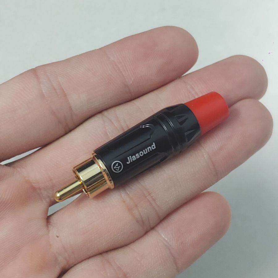 Jack AV Jiasound 603BG, Jack AV, Jack RCA, Jack Bông Sen cao cấp