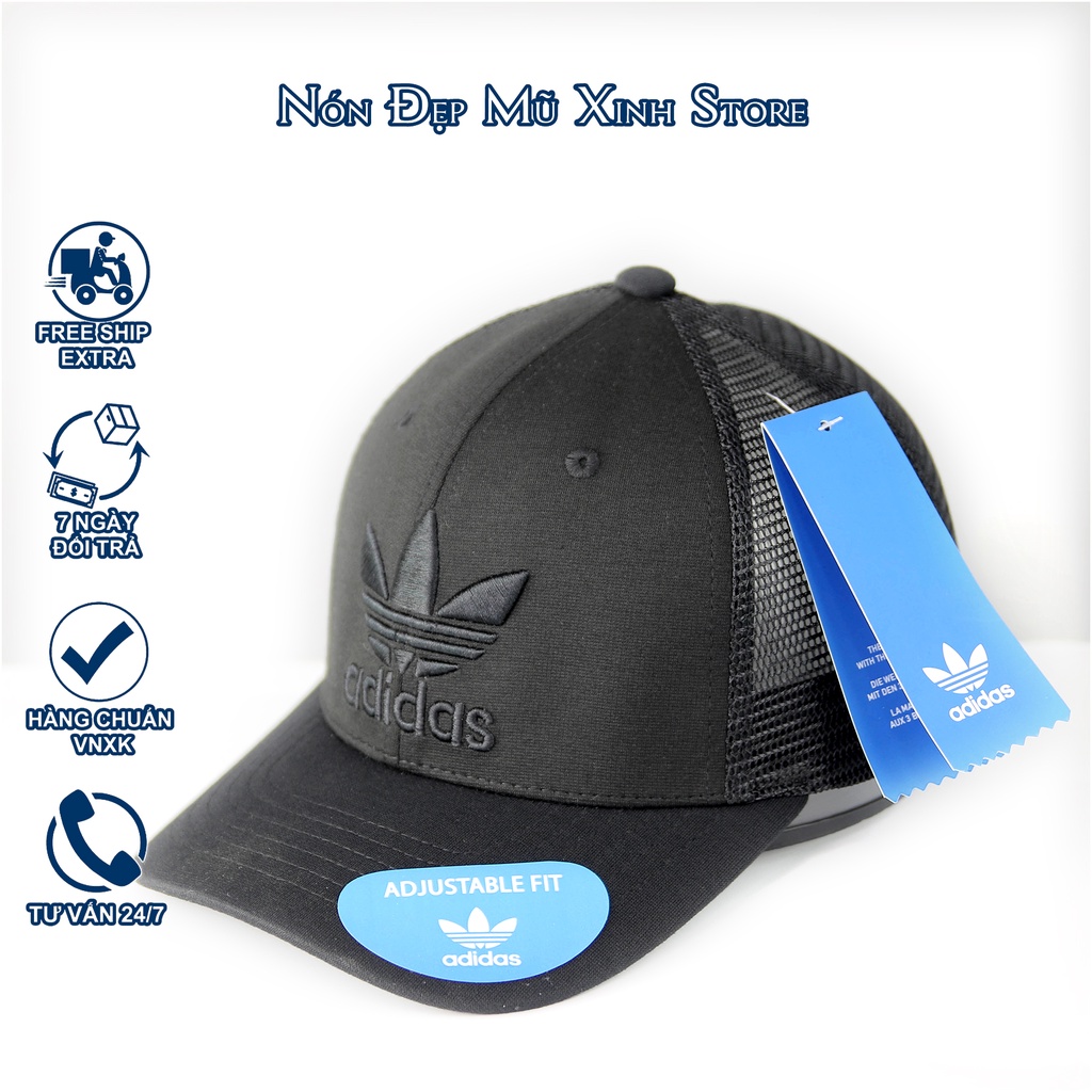 NÓN LƯỠI TRAI CHÍNH HÃNG ADIDAS CLASSIC THỂ THAO, CHẤT VẢI CHUẨN XỊN MỊN ĐẦY ĐỦ TEM TAG CODE