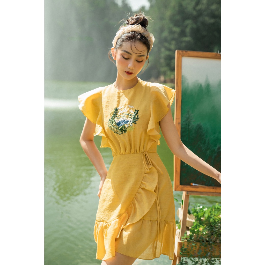 OLV - Đầm Fiona Ruffle Embro Dress