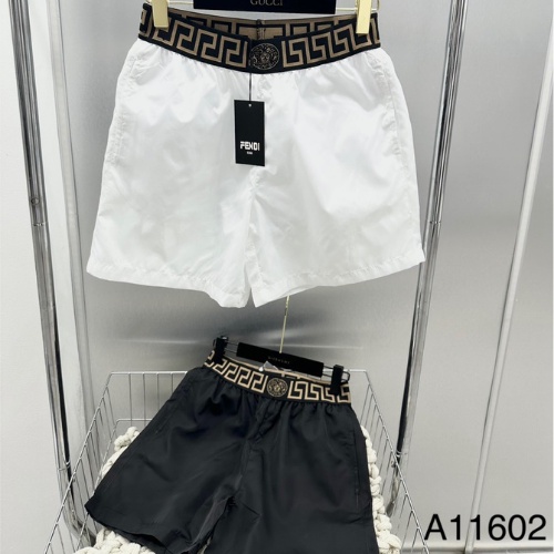 Quần Shorts Gió FD Cạp Logo Trẻ Trung Mặc Thường Ngày Cho Nam